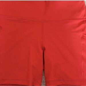 Athleta Women's Bright Red Bike Shorts